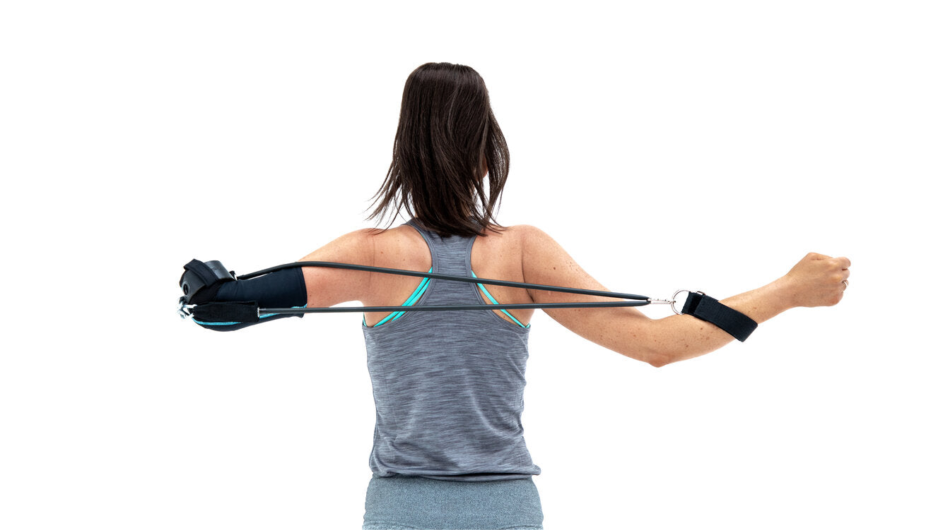 Build muscle with stretching bands